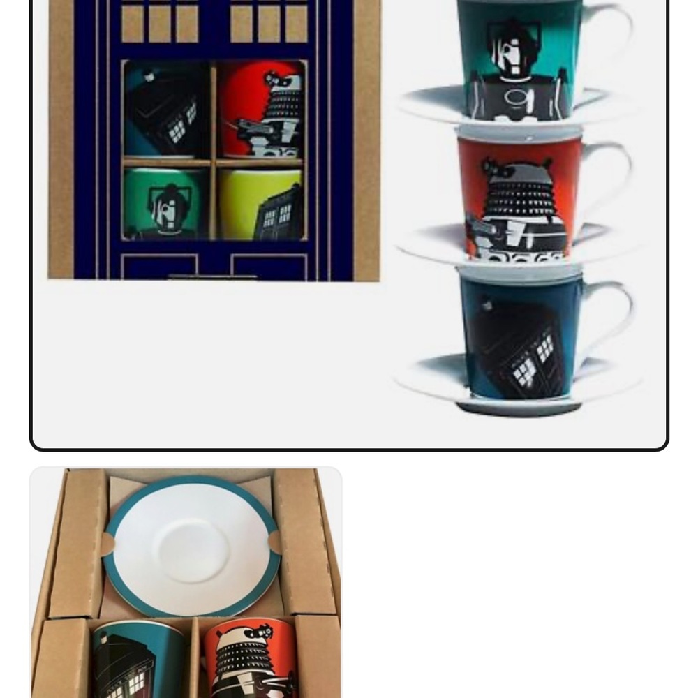 Doctor Who TARDIS Mug Set
